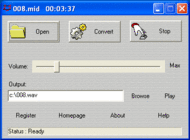 Midi to WAV Maker screenshot